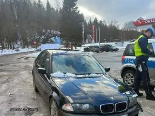 BMW miało "bardzo wyraźne ślady kolizji"