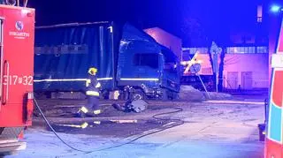 W miejscowości Czerwonak doszło do zderzenia ciężarówki z pociągiem 