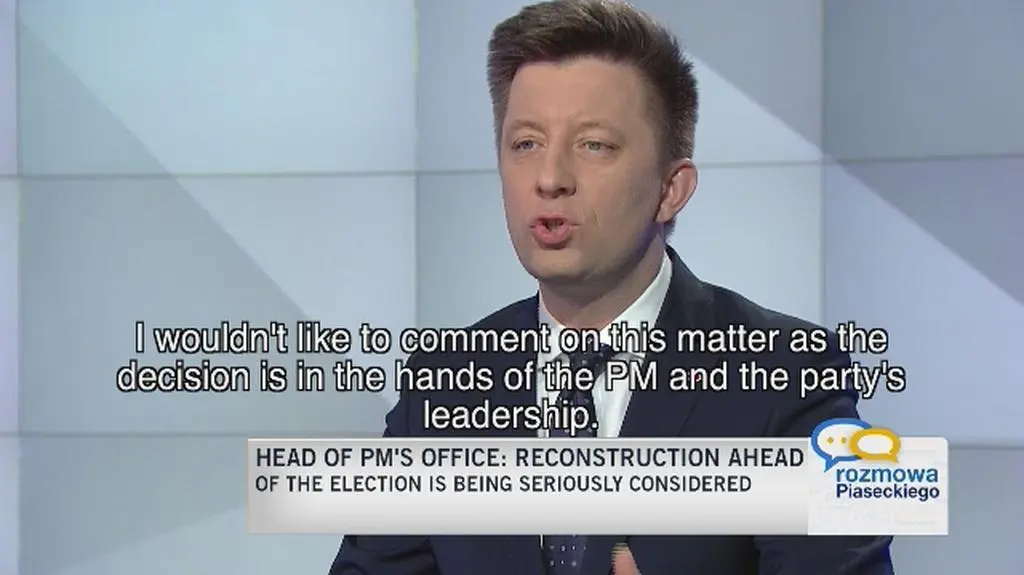 Poland may hold a government reshuffle before EU elections in May