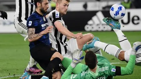 Inter zatrzymał Juventus. Pech Szczęsnego