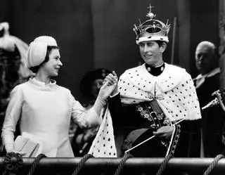 Karol i Elżbieta II, 1969, inwestytura na księcia Walii