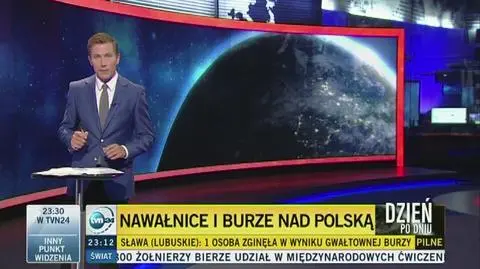 Burza zatrzymała Pendolino z Ewą Kopacz na pokładzie