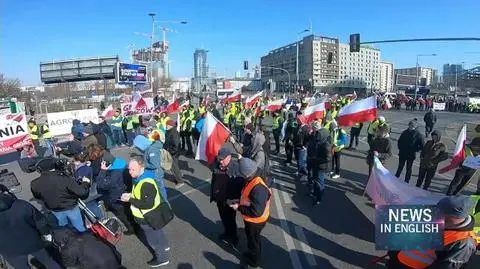 Polish farmers protested in Warsaw against governments agricultural policy