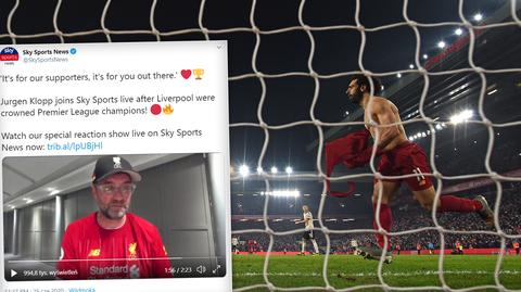 "Jestem przytłoczony. Przepraszam, panowie". Wzruszony Klopp przerwał wywiad