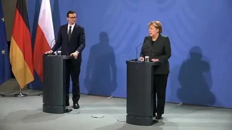 Mateusz Morawiecki na spotkaniu z Angelą Merkel. Na żywo w TVN24 i TVN24 GO 