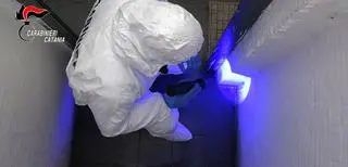 Karabinierzy zebrali próbki DNA z publicznej toalety