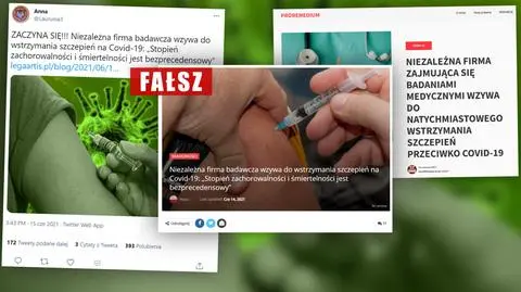 "Niezależna firma badawcza wzywa do wstrzymania szczepień"? Manipulacja na brytyjskich danych