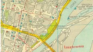 Ulica Wyszaka na planie miasta z 1967 roku