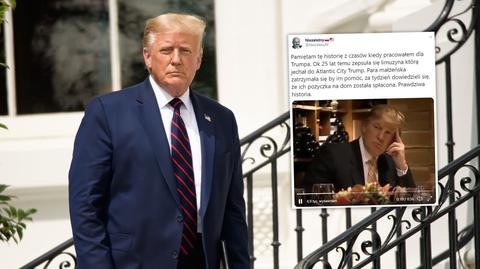 Czy Donald Trump spłacił długi dobrego Samarytanina? Brak dowodów, że tak było