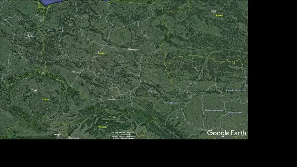 mapka jezioro