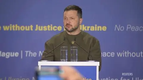 Zełenski: chcemy zobaczyć Putina w Hadze