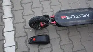 Jechał pod wpływem alkoholu na hulajnodze. Doprowadził do kolizji