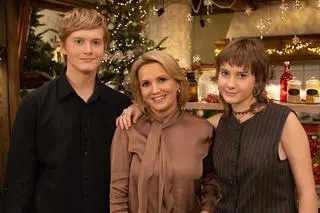 "Restauracja z Gwiazdami". Marta Kuligowska z dziećmi Heleną i Frankiem 
