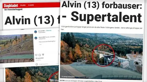 13-letni "supertalent" zadziwia na skoczni. Poleciał 135 metrów