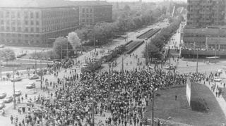 Demonstracje na ulicach Wrocławia
