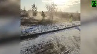 Poświąteczny widok na jednym z osiedli w Głogowie