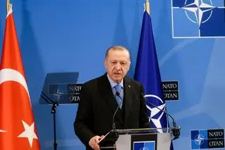 Prezydent Turcji Recep Tayyip Erdogan 