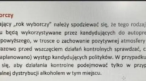 Kontrole skarbówki mają omijać pikniki wyborcze, by zadbać o "pozytywną atmosferę"