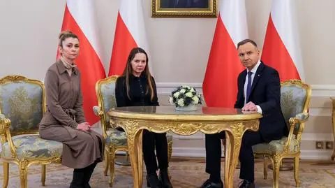Roma Wąsik i Barbara Kamińska spotkały się z prezydentem Andrzejem Dudą