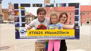 "Milionowych oglądających!" 