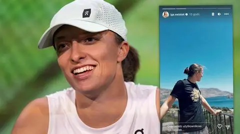 Świątek wypoczywa i żartuje. "Tylko nie mówcie nic mojemu teamowi"