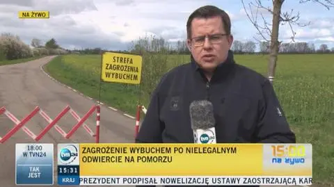 Z rurociągu wyciekła ropa
