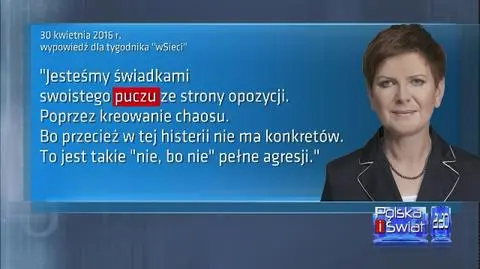 Władza zaostrza język