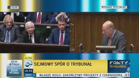 Jerzy Meysztowicz z wnioskiem o zmianę prowadzącego obrady