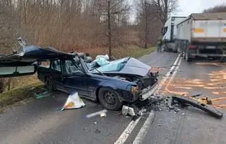 Do poważnego wypadku doszło na ul. Bałtyckiej w Olsztynie