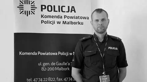 Żałoba w policji po śmierci 41-letniego aspiranta. "Doskonały policjant i dobry kolega"