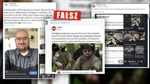 Steven Seagal w rosyjskim wojsku i dziennikarz, który umarł dwa razy. Fake newsy dyskredytujące media