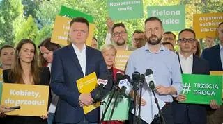 Szymon Hołownia i Władysław Kosiniak-Kamysz