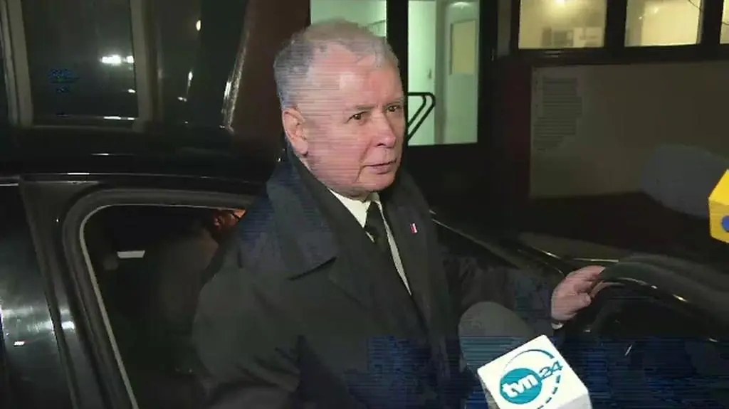 Jarosław Kaczyński nie chciał rozmawiać z dziennikarzami