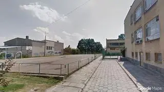 Boisko szkolne przy ulicy Polnej w Łapach (woj. podlaskie)