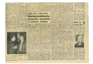 Pracownicy natrafili na gazetę sprzed ponad 60 lat