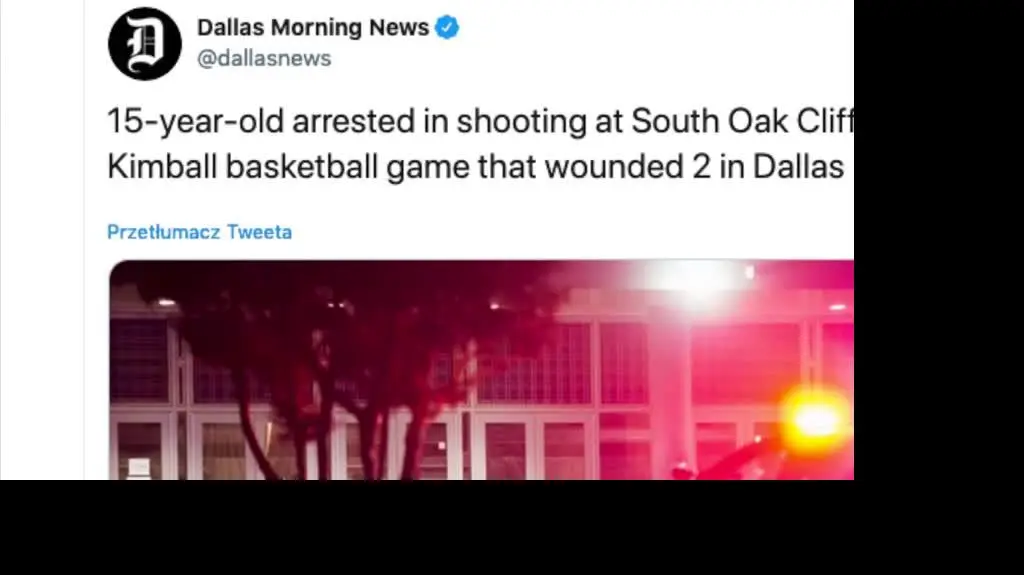 Strzelanina podczas meczu koszykówki 