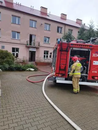 Pożar w ośrodku wychowawczym w Podzamczu