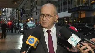 Poland's Minister of Foreign Affairs Zbigniew Rau in New York City