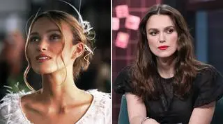 Keira Knightley w 2003 i w 2023 roku.