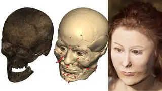 Odtworzony wygląd mieszkanki Górnych Łużyc