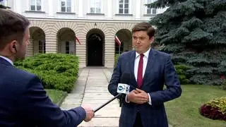 Rzecznik resortu zdrowia Wojciech Andrusiewicz w rozmowie z TVN24