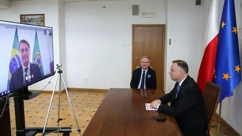 Duda i Bolsonaro rozmawiali o skutkach pandemii COVID-19
