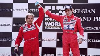 Gerhard Berger i Ayrton Senna