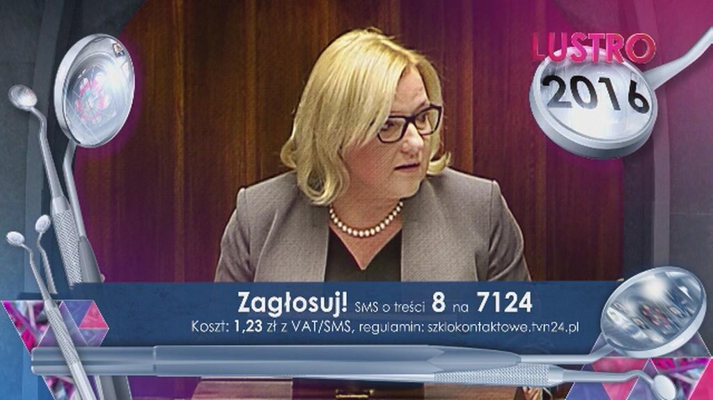 Beata Kempa, SMS nr 7124 o treści 8 (koszt 1,23 z VAT)