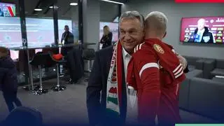 Viktor Orbán po meczu towarzyskim Grecja-Węgry, 20 listopada 2022