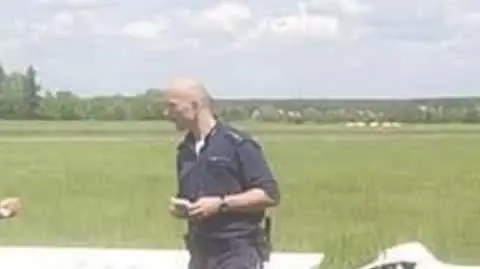 Pilot trafił do szpitala