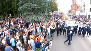 W stronę uczestników wykrzykiwano obraźliwe słowa