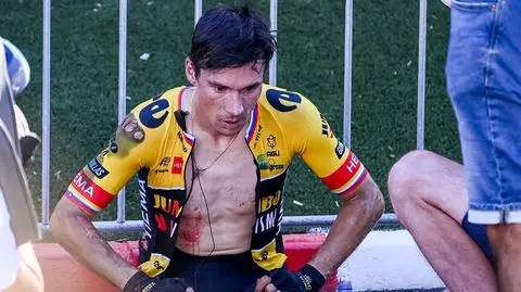 Po wypadku zakrwawiony wsiadł na rower. Był oszołomiony