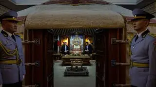 Andrzej Duda i Uchnaagijn Chürelsüch