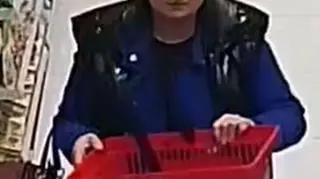 Poszukiwana kobieta, która nie zapłaciła za zakupy w drogerii